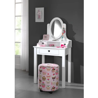 Afbeelding van Vipack Amori kaptafel wit