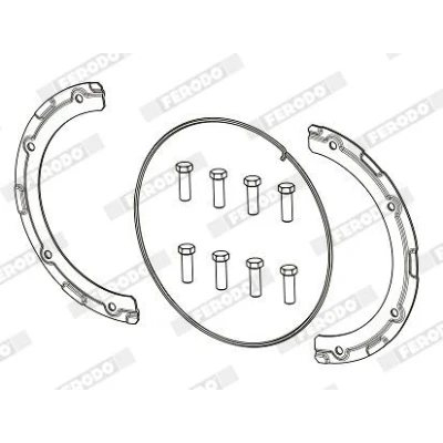 Afbeelding van BERAL FAC162 Accessoireset, schijfremblok