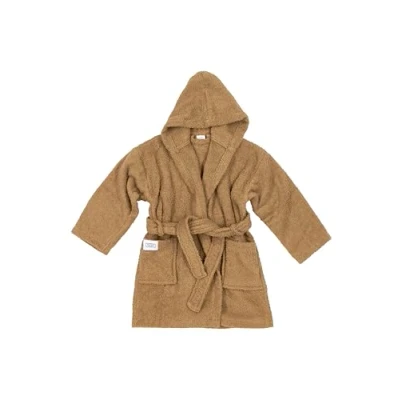Afbeelding van Meyco Baby Uni badjas badstof toffee 86/92