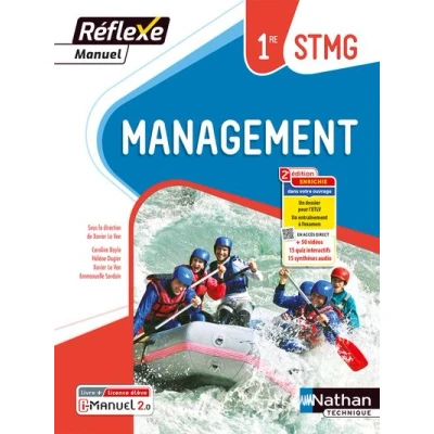 Image de Management 1ère STMG (Manuel Réflexe) Livre + Licence élève 2023