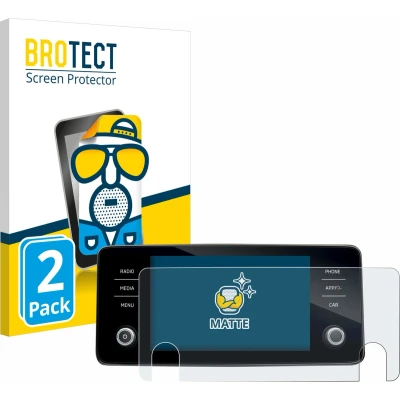 Afbeelding van BROTECT Screenprotector voor Skoda Bolero 2020 Infotainment System 8&quot; Folie Beschermfolie matte (2 Stuks)