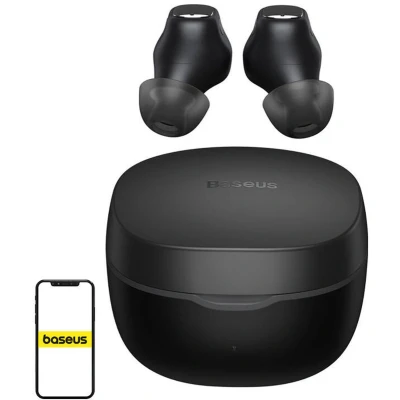 Afbeelding van Baseus Bowie WM01 TWS Headset Draadloze Bluetooth Oordopjes Zwart