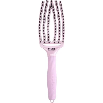 Afbeelding van Olivia Garden Finger Iconic Boar &amp; Nylon Ethereal Lavender Borstel 1stuks
