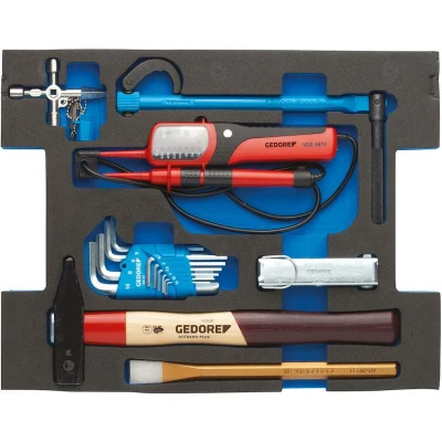 Image de GEDORE 1100 CT2 03 600 D assortiment sanitaire en module 2/2 CT, pour L BOXX 136 23 pièces 2940604