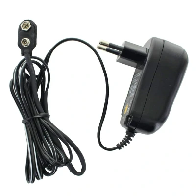 Afbeelding van Universele voeding met 9 volt batterijaansluiting, perfect om klassieke batterijen of accu&#039;s te vervangen!