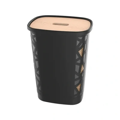 Afbeelding van EDA Jura Montania XL pelletkist met wielen 70 l voor 45 kg pellets zwart, 010482 NO, 49,6 x 37,9 66,4 cm