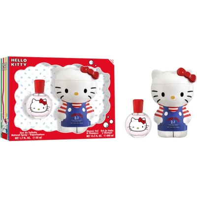 Afbeelding van Hello Kitty Gift Set EDT 50 ml + 2D Shower Gel &amp; Shampoo 2 in 1 400