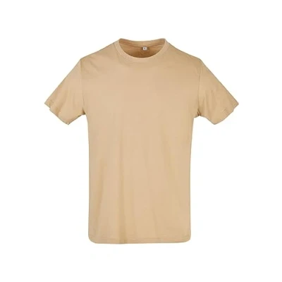 Image de Build Your Brand T shirt basique à col rond pour homme, Beige union, 3XL