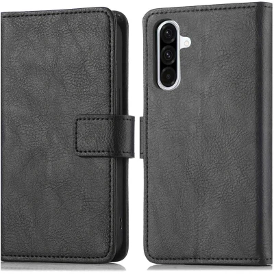 Afbeelding van imoshion Hoesje Geschikt voor Samsung Galaxy A36 Met Pasjeshouder Luxe Bookcase Zwart
