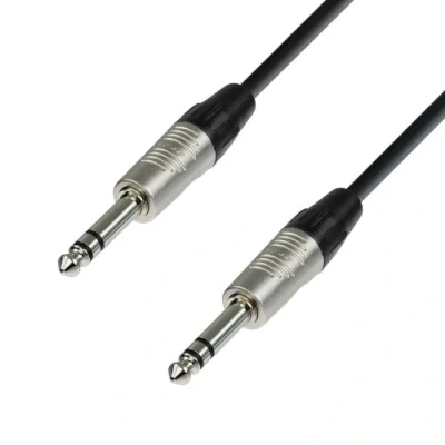 Afbeelding van Adam Hall Cables 4 STAR BVV 0150 patchkabel REAN jack 6,35 mm TRS stereo naar 1,5 m