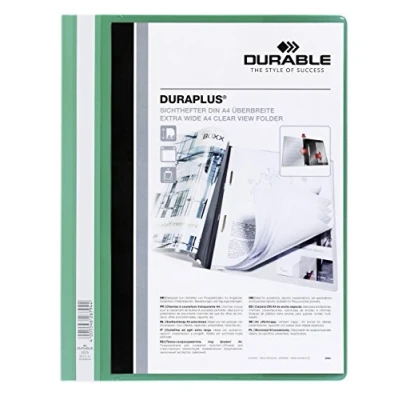 Afbeelding van Snelhechtmap Durable Duraplus A4 groen