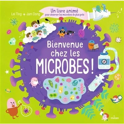 Image de Bienvenue chez les microbes ! Un livre animé pour tout comprendre sur