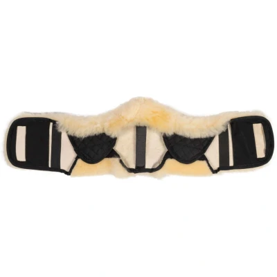 Afbeelding van HKM Singelbontje Premium Lamsvel Naturel 55cm Agradi.be