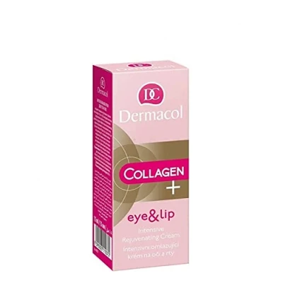 Afbeelding van Dermacol Intense Rejuvenating Eye Cream and Lip Collagen Plus (Intensive Rejuven ating &amp; Cream) 15 ml 15ml