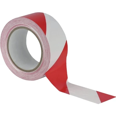 Afbeelding van Afzetlint Perel 250 meter (Rood/Wit, Rol)