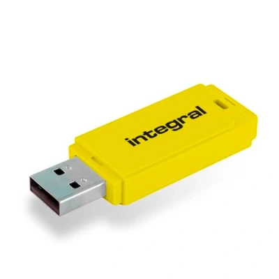 Image de Clé USB 2.0 Integral Neon 64 Go Jaune