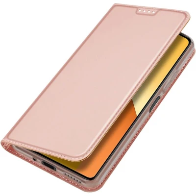 Afbeelding van Dux Ducis Telefoon Hoesje geschikt voor de Xiaomi Redmi Note 13 5G Skin Pro Book Case Roze