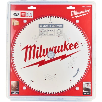 Afbeelding van Milwaukee Zaagblad 305x3.0 Asgat 30 Mm Voor Hout (100 Tanden)