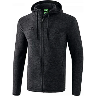 Afbeelding van Erima Sweatjack met capuchon zwart