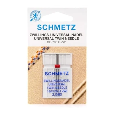 Afbeelding van SCHMETZ TWEELING NAALD 2.0 80 PER STUK.