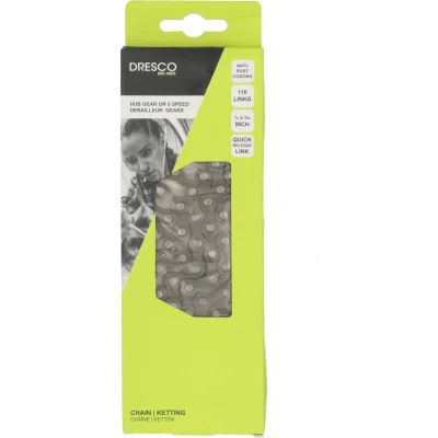 Afbeelding van Dresco Fietsketting City Naafversnelling/ 6 Speed 116 schakels