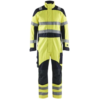Afbeelding van Blaklader Multinorm Inherent overalls 6089 1512 High Vis Geel/Marineblauw