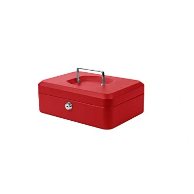 Afbeelding van Geldkist Pavo 250x180x90mm rood
