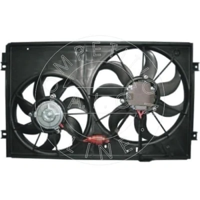 Afbeelding van AIC 54589 Radiator Ventilator 360/295 12 Electrisch Met ventilatorraamwerk elektromotor VOLKSWAGEN: Touran I, Golf 5, Passat B6 Saloon