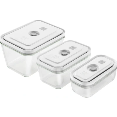 Afbeelding van Zwilling Fresh &amp; Save Vacuüm Vershouddoos Set Van 3 Transparant