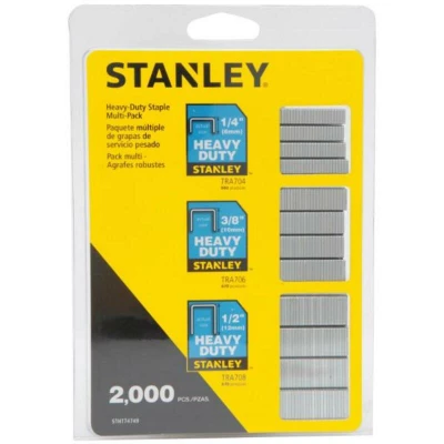 Afbeelding van Stanley nieten mix 6, 10, 12 mm type G 2000 stuks