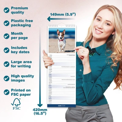 Afbeelding van Jack Russell Terrier Kalender 2026 Slimline