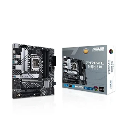 Afbeelding van Asus PRIME B660M A D4 CSM Moederbord Socket Intel 1700 Vormfactor Micro ATX chipset Intel® B660