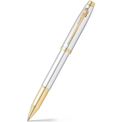 Afbeelding van Sheaffer 100 Chrome GT Rollerball Kleur: GoudGrijs De Vulpenwereld