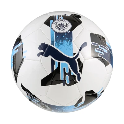 Image de PUMA Manchester City Orbita 6 Training Ball, Accessoires, Blanc/Navy, 5