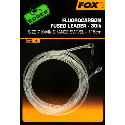 Afbeelding van Fox Fluorofoxbon Fused Leader 30lb Size 7 Kwik Change Swivel 115cm Leaders 30 lb