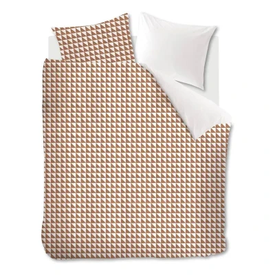 Afbeelding van Ambiante Faas dekbedovertrek Lits Jumeaux 240x200/220 Steenrood