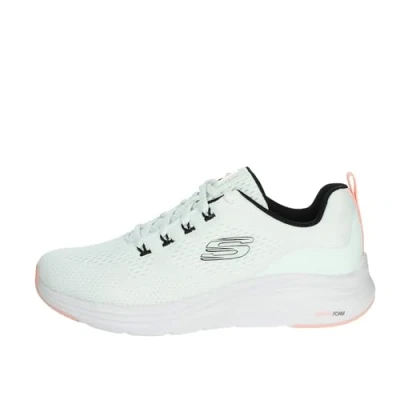 Afbeelding van Skechers Sport Vapor Fresh Trend Sneakers laag, Dames, Maat: 38.5, Weiß schwarz koralle Polyester