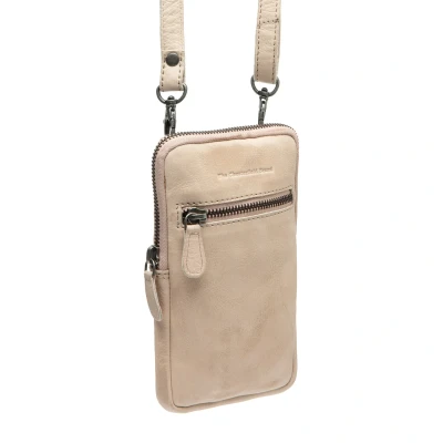 Afbeelding van Leren Telefoontasje Beige Salta The Chesterfield Brand