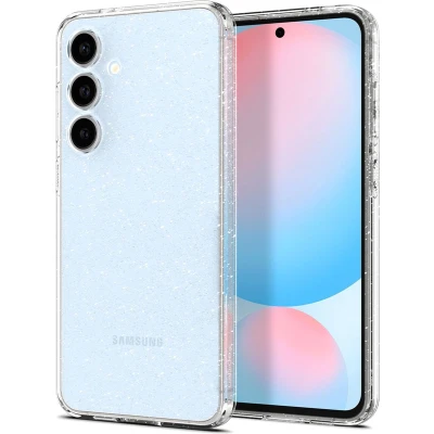 Afbeelding van Spigen Hoesje Geschikt voor Samsung Galaxy S24 FE Siliconen Liquid Crystal Backcover transparant