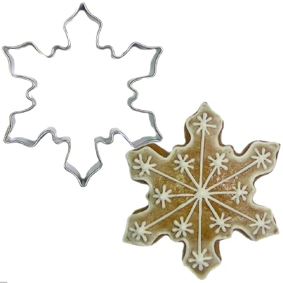 Afbeelding van BrandNewCake Uitsteker Sneeuwvlok RVS 6,5cm