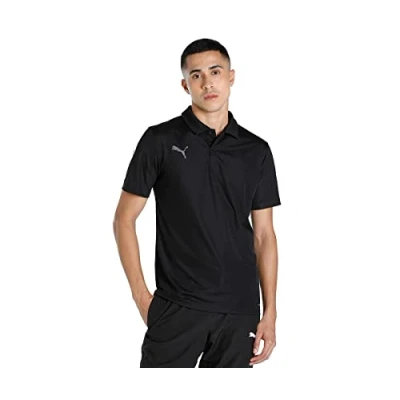 Afbeelding van puma Teamliga Sideline Poloshirt blackpuma white, Heren, Maat: XXL, black white