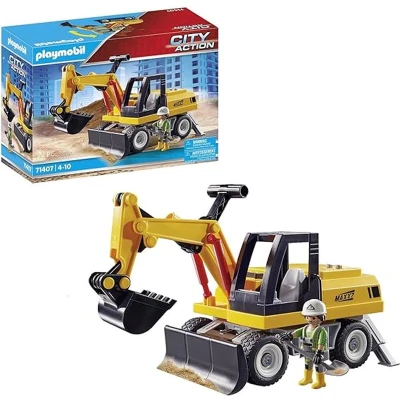 Afbeelding van PLAYMOBIL City Action Graafmachine 71407