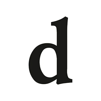 Afbeelding van Lettersticker in zwart, serifs, hoogte 10 cm, extra zelfklevend huisnummer, letter om op te plakken voor buiten, brievenbus, deur, weerbestendig