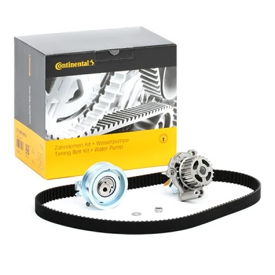Afbeelding van Waterpomp + distributieriem set CONTINENTAL CTAM CT908WP2