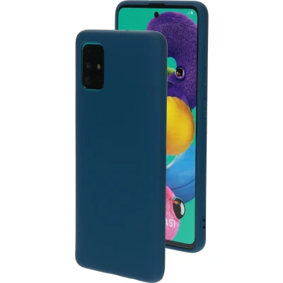 Afbeelding van Mobiparts Silicone Cover Samsung Galaxy A51 (2020) Blueberry Blue