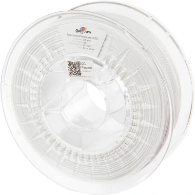 Afbeelding van Spectrum Filaments 80057 PET g Premium Filament PETG Chemisch bestendig, Slagvast 1.75 mm 1000 Arctic White, Wit, Arc