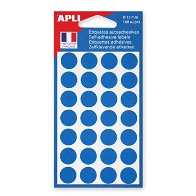 Image de AGIPA 168 PASTILLES ADH DIAM 15MM BLEU 1