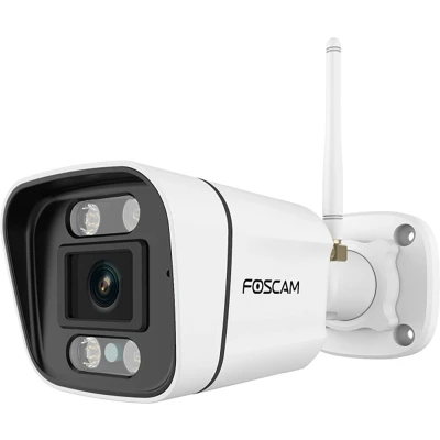 Afbeelding van Foscam V5P, 5MP dual band WiFi camera met geluid en lichtalarm, wit