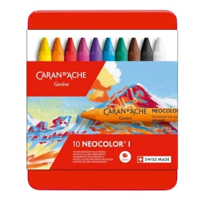 Afbeelding van Caran D&#039;ache Waskrijt Multicolor 10 Cm Stuks