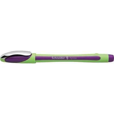 Afbeelding van fineliner Schneider Xpress 0,8mm violet doos met 10 stuks